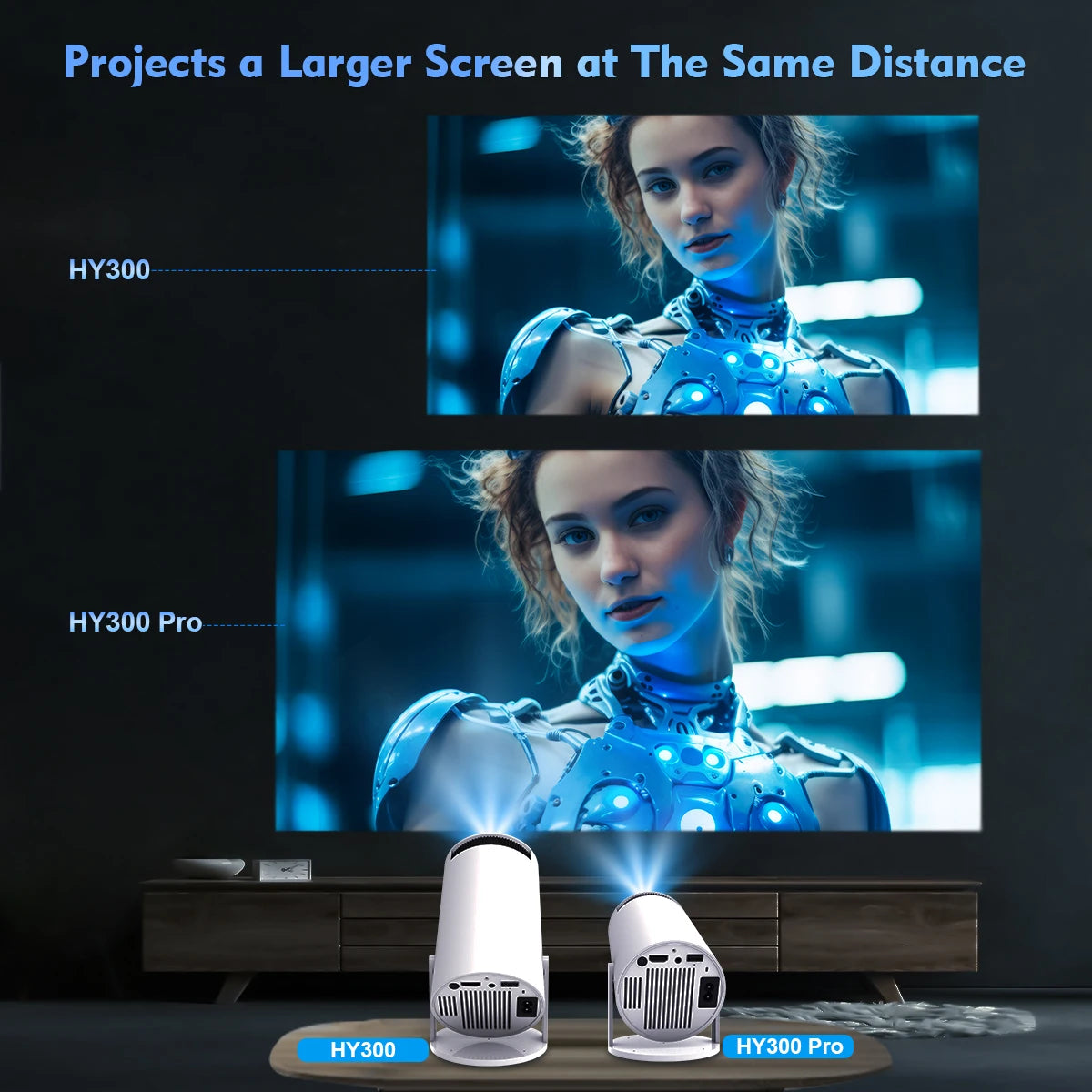 Projector HY300 Pro 4K Android